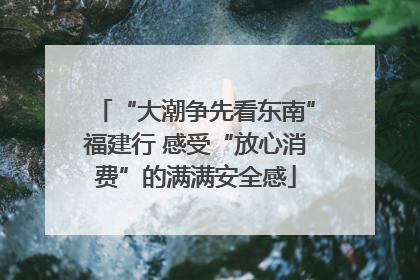 “大潮争先看东南”福建行 感受“放心消费”的满满安全感