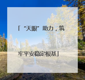 “天眼”助力，筑牢平安稳定根基