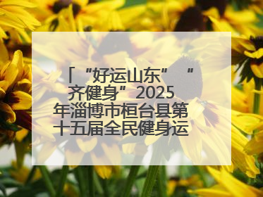 “好运山东”“齐健身”2025年淄博市桓台县第十五届全民健身运动会开赛仪式暨“农业银行杯”第一届社区工作队伍运动会开赛
