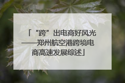 “跨”出电商好风光——郑州航空港跨境电商高速发展综述