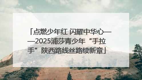 点燃少年红 闪耀中华心——2025浦莎青少年“手拉手”陕西路线丝路续新章