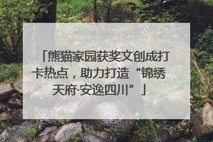 熊猫家园获奖文创成打卡热点，助力打造“锦绣天府·安逸四川”
