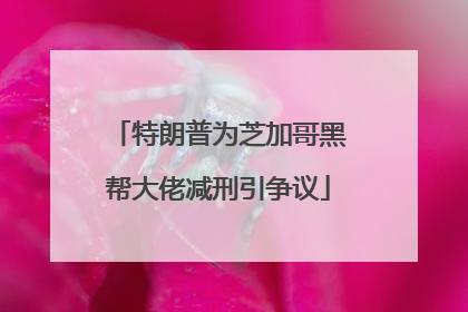 特朗普为芝加哥黑帮大佬减刑引争议