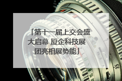 第十一届上交会盛大启幕 厦企科技展团亮相展势能