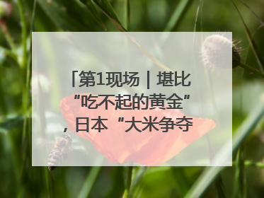 第1现场｜堪比“吃不起的黄金”，日本“大米争夺战”再度上演