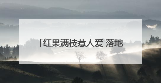 红果满枝惹人爱 落地难扫成“美丽烦恼”