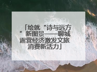 绘就“诗与远方”新图景——聊城露营经济激发文旅消费新活力