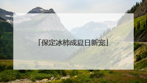 保定冰柿成夏日新宠