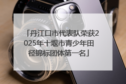 丹江口市代表队荣获2025年十堰市青少年田径锦标团体第一名