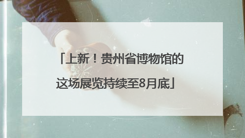 上新！贵州省博物馆的这场展览持续至8月底