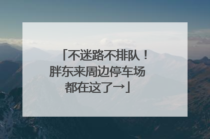 不迷路不排队！胖东来周边停车场都在这了→