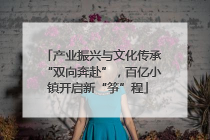 产业振兴与文化传承“双向奔赴”，百亿小镇开启新“筝”程