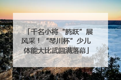 千名小将“腾跃”展风采！“琴川杯”少儿体能大比武圆满落幕