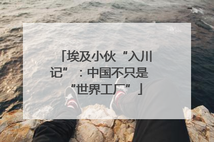 埃及小伙“入川记”：中国不只是“世界工厂”