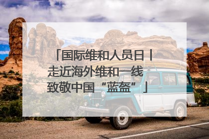 国际维和人员日丨走近海外维和一线 致敬中国“蓝盔”