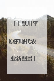 土默川平原的现代农业新图景