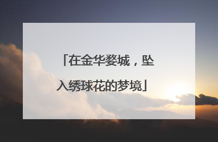 在金华婺城，坠入绣球花的梦境