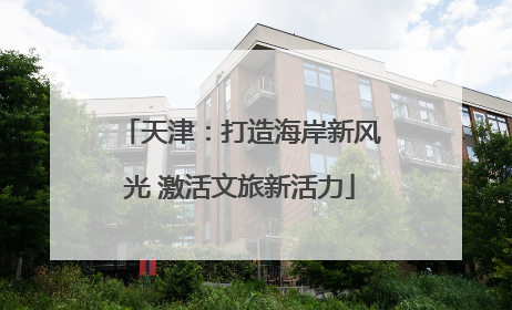 天津：打造海岸新风光 激活文旅新活力