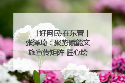 好网民·在东营｜张泽琦：聚势赋能文旅宣传矩阵 匠心绘就东营诗与远方