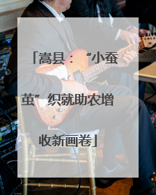 嵩县:“小蚕茧”织就助农增收新画卷