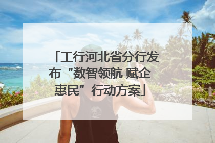 工行河北省分行发布“数智领航 赋企惠民”行动方案