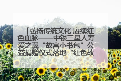 弘扬传统文化 赓续红色血脉——中银三星人寿爱之翼“故宫小书包”公益捐赠仪式落地“红色故都”江西瑞金