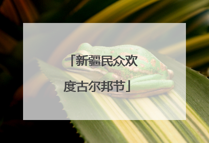 新疆民众欢度古尔邦节