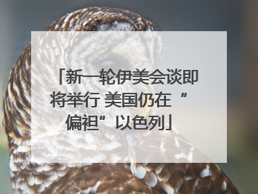 新一轮伊美会谈即将举行 美国仍在“偏袒”以色列