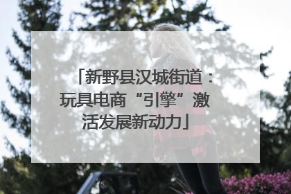 新野县汉城街道：玩具电商“引擎”激活发展新动力