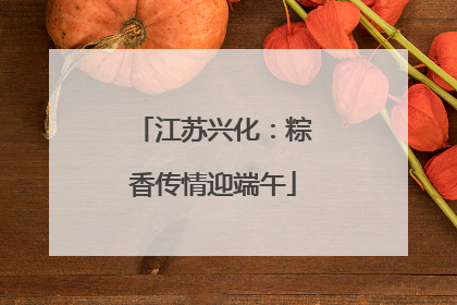 江苏兴化：粽香传情迎端午