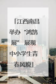 江西南昌举办“鸿鹄展” 展现中小学生青春风貌