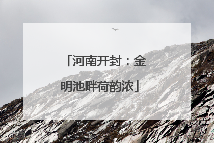 河南开封：金明池畔荷韵浓