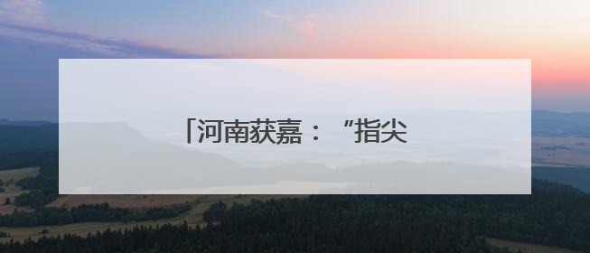 河南获嘉：“指尖”种田科技增收