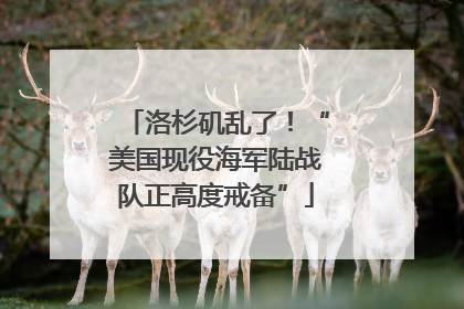 洛杉矶乱了！“美国现役海军陆战队正高度戒备”