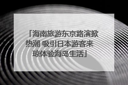 海南旅游东京路演掀热潮 吸引日本游客来琼体验海岛生活