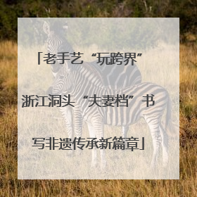 老手艺“玩跨界” 浙江洞头“夫妻档”书写非遗传承新篇章