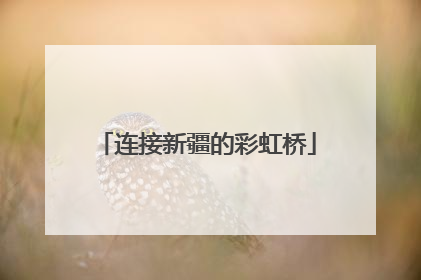 连接新疆的彩虹桥