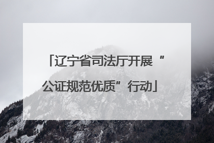 辽宁省司法厅开展“公证规范优质”行动