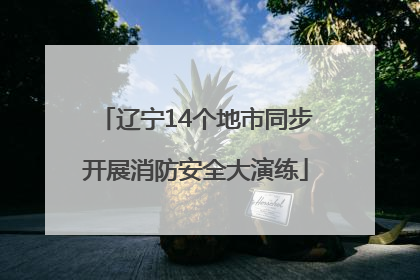 辽宁14个地市同步开展消防安全大演练