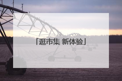 逛市集 新体验