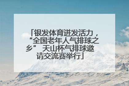 银发体育迸发活力，“全国老年人气排球之乡” 天山杯气排球邀请交流赛举行