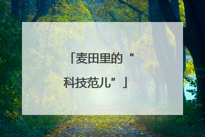 麦田里的“科技范儿”