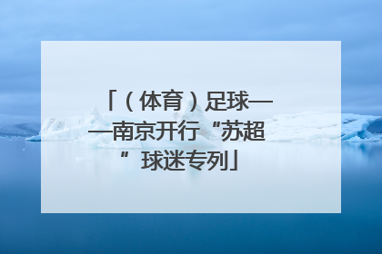 （体育）足球——南京开行“苏超”球迷专列