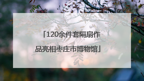 120余件套隔扇作品亮相枣庄市博物馆
