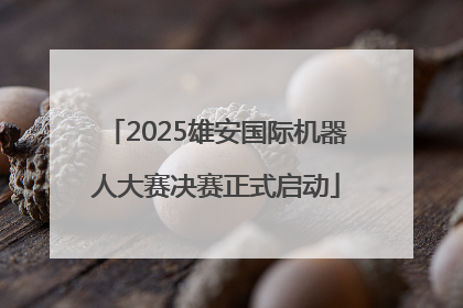 2025雄安国际机器人大赛决赛正式启动