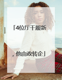 4位厅干履新，他由政转企
