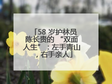 58 岁护林员陈长贵的 “双面人生”：左手青山，右手亲人