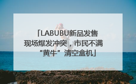 LABUBU新品发售现场爆发冲突，市民不满“黄牛”清空盒机